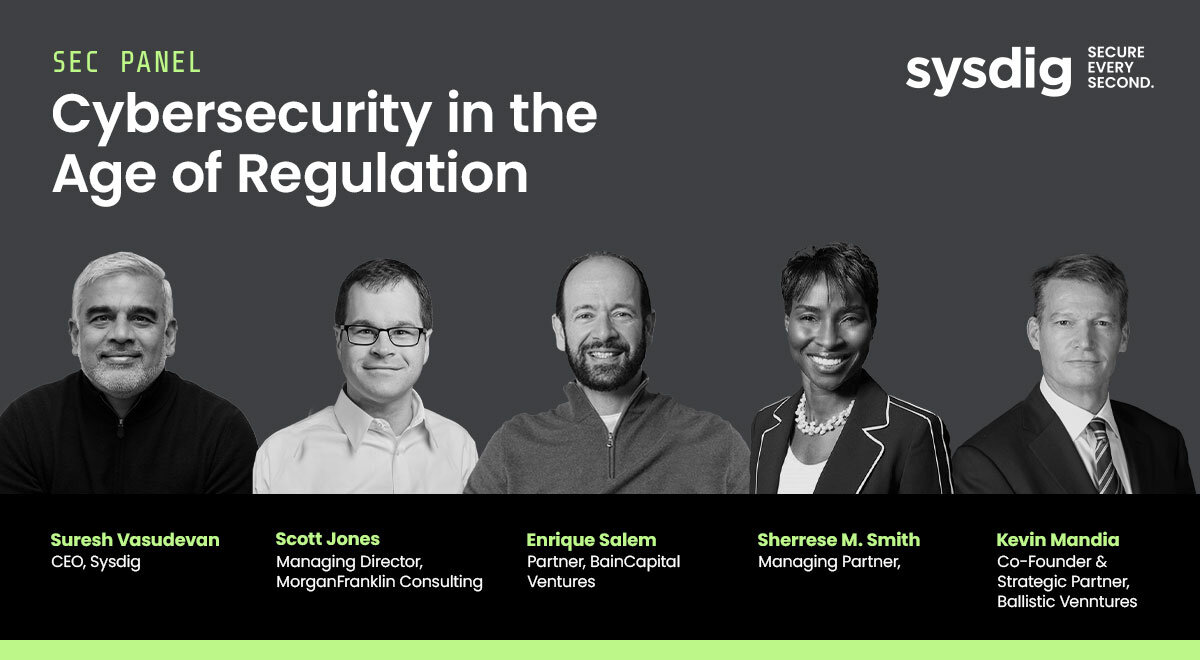 Sec Panel サイバーセキュリティ | Sysdigブログ - コンテナ・Kubernetes環境向けセキュリティ・モニタリング プラットフォーム